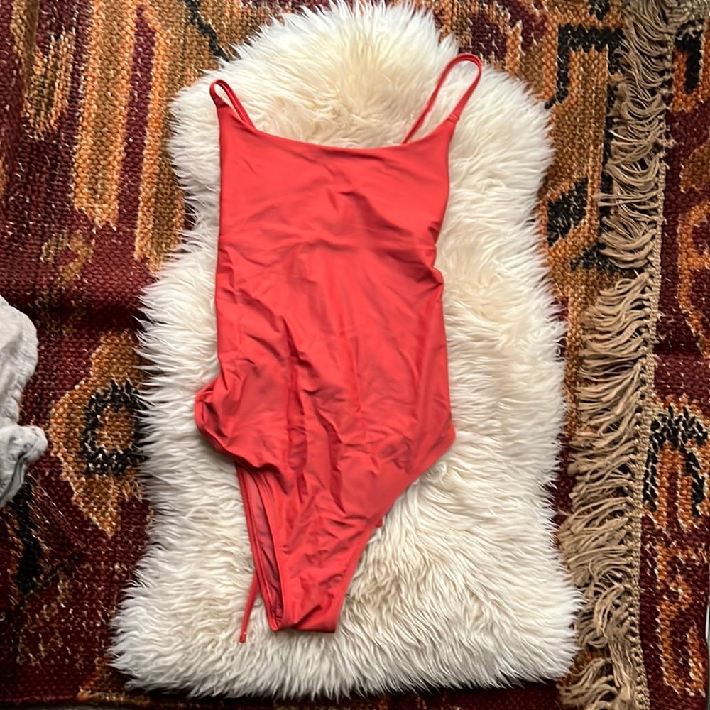 Aerie Red One Piece Swimsuit